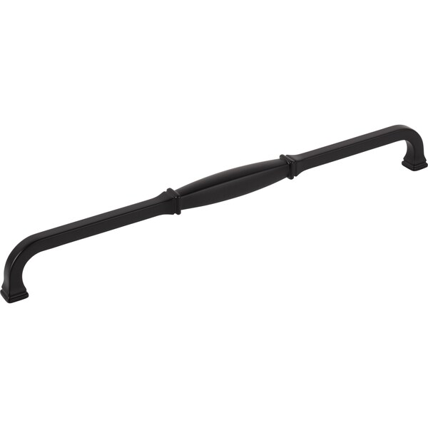Jeffrey Alexander 305 mm Center-to-Center Matte Black Audrey Cabinet Pull 278-305MB - main